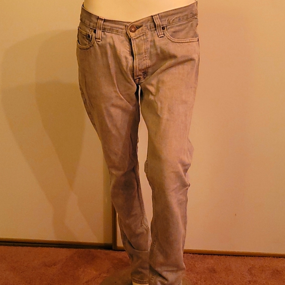 Gray jeans